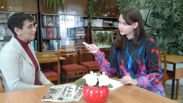 Третье занятие юных журналистов клуба "Легкое перо"